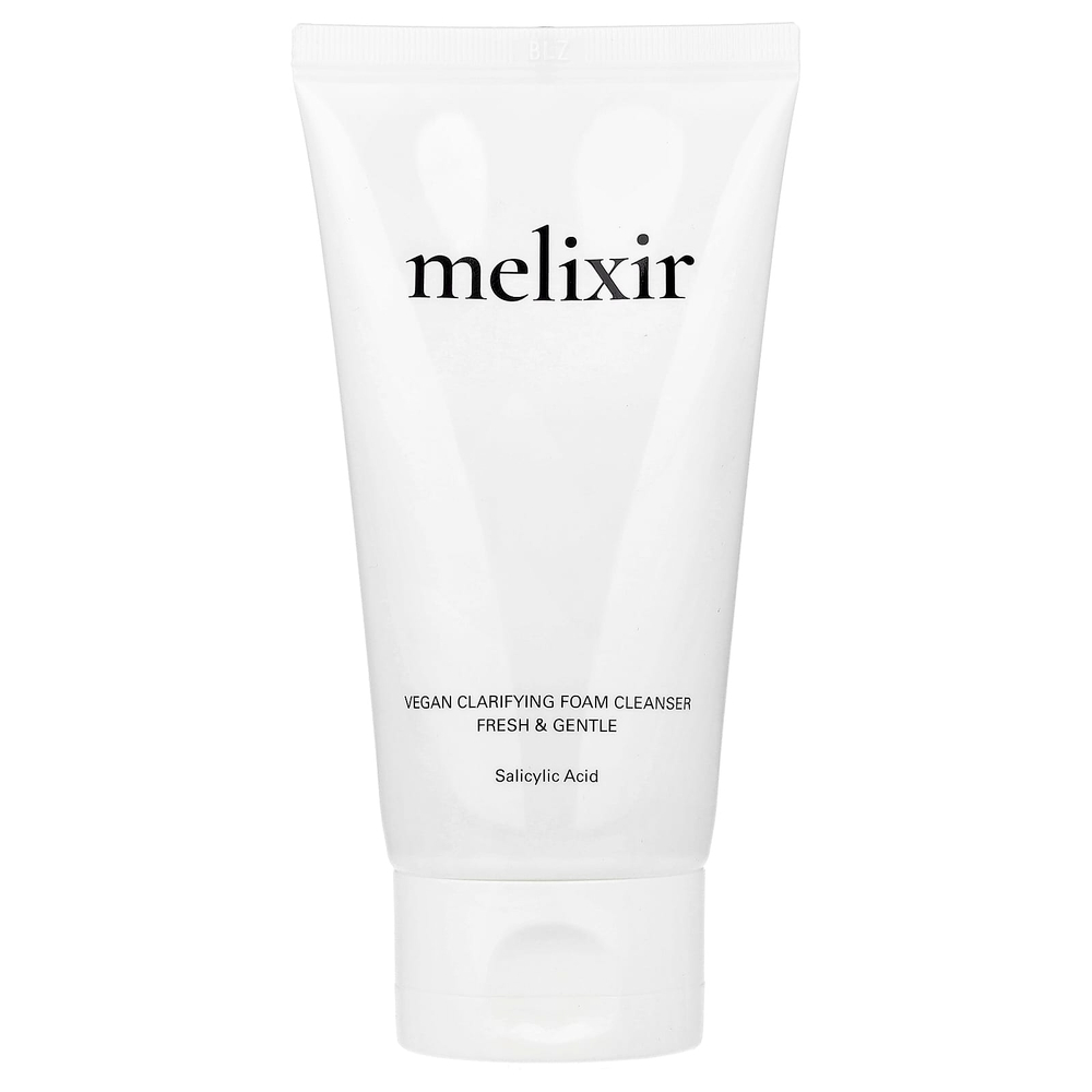 Melixir, веганская очищающая пенка для умывания, 100 мл (3,38 жидк. унции)