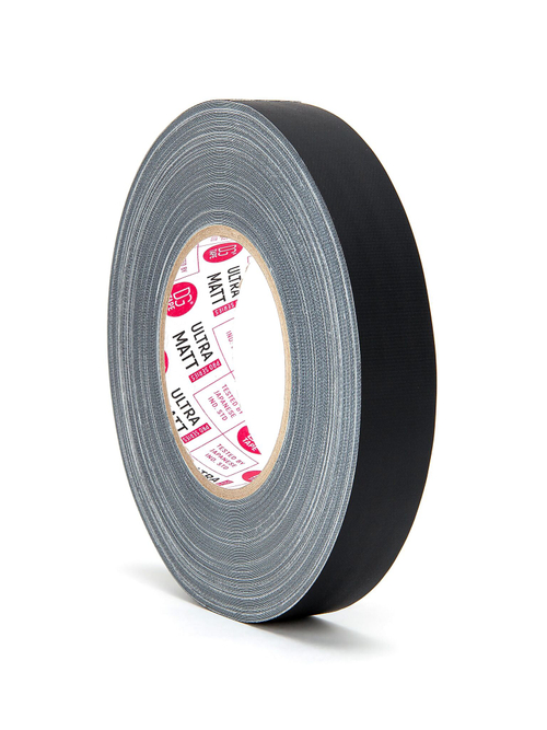 Клейкая лента Gaffer Tape@ultraMATT - Гаффа тейп 25мм/50м - Черный