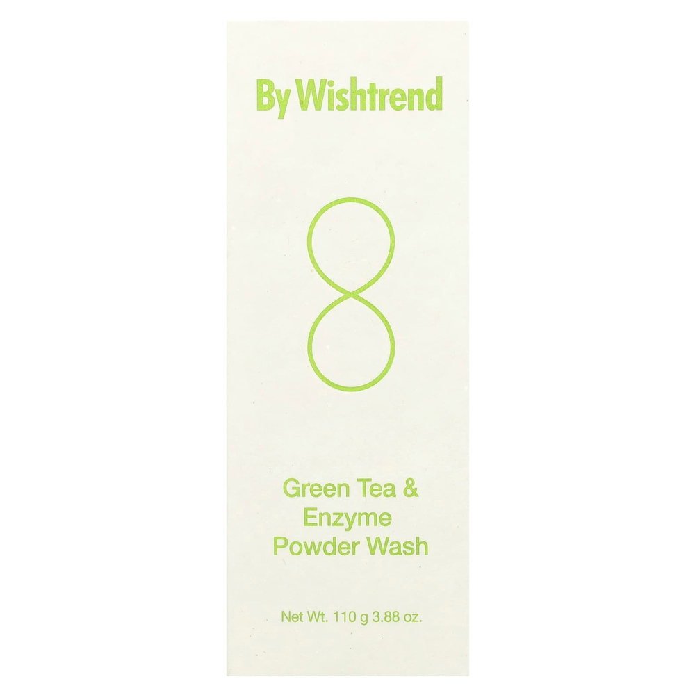 By Wishtrend, Пудра с зеленым чаем и ферментами, 110 г (3,88 унции)