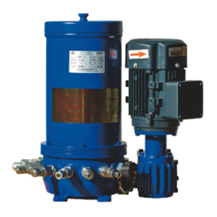 DDB-10 - Станция подачи пластичной смазки, многоточечная, 10 выходов, рабочее давление 100 бар, объем бака 7 литров, 0,37 кВт, доза 0 - 0.2 мл/ход, 13 ход/мин