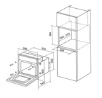 Электрический духовой шкаф Electronicsdeluxe 6006.03-010 (топленое молоко,латунь)