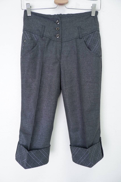 Бриджи с подворотом 42 размер