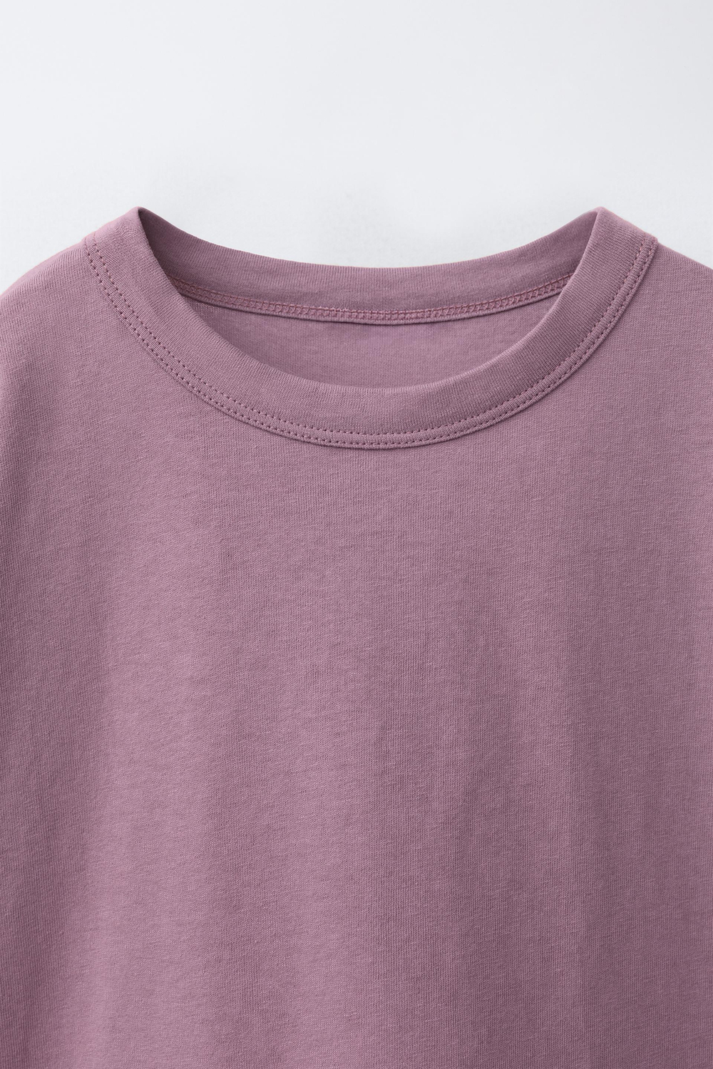 ZARA КОМПЛЕКТ ИЗ ФУТБОЛКИ И БЕРМУД, БУРГУНДИ
