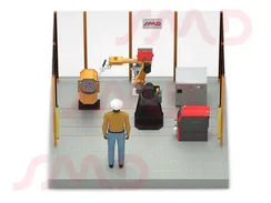 Роботизированный сварочный комплекс GSX с двухосевым позиционером Robaxis