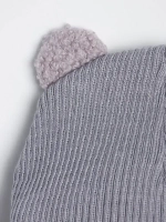 Шапка детская с ушками осенняя