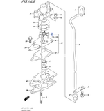 Крыльчатка помпы Suzuki DF4-DF6 (17461-98503-000)