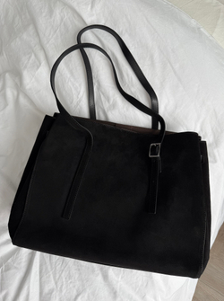 Сумка из натуральной замши