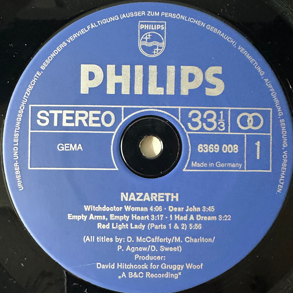 Nazareth - Nazareth (Германия 1983г.)