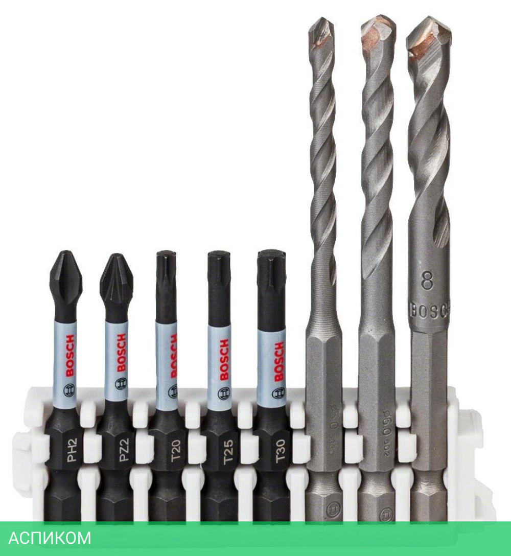 Набор ударных бит и сверл Bosch Impact Control Hex-9 Ceramic 2.608.577.145