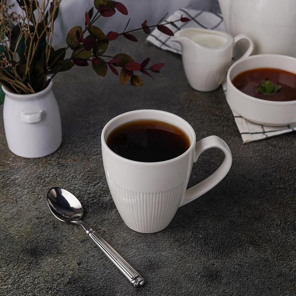 Кружка 270 мл белая d 7,8 см h9,3 см Neo Silk Noble [6]