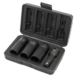 Набор головок-экстракторов для поврежденных болтов и гаек 4пр. 1/2'' RockFORCE RF-906U3