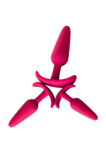 Набор анальных стимуляторов POPO PLEASURE (Цвет: розовый)