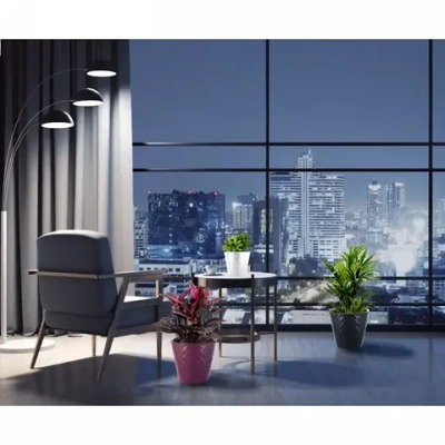 Горшок для цветов пластиковый 3,3л d-19см «Manhattan» c дренажной вставкой, тропический лес