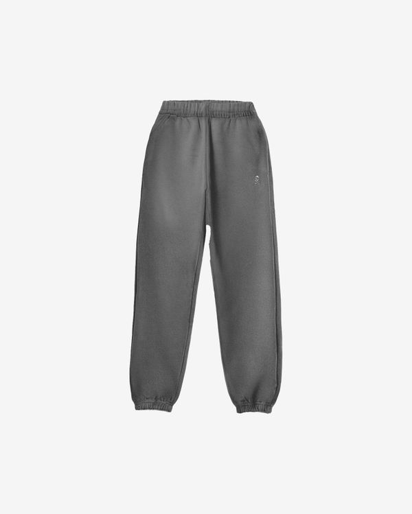 Брюки Logo джоггеры темно-серые - фото 1