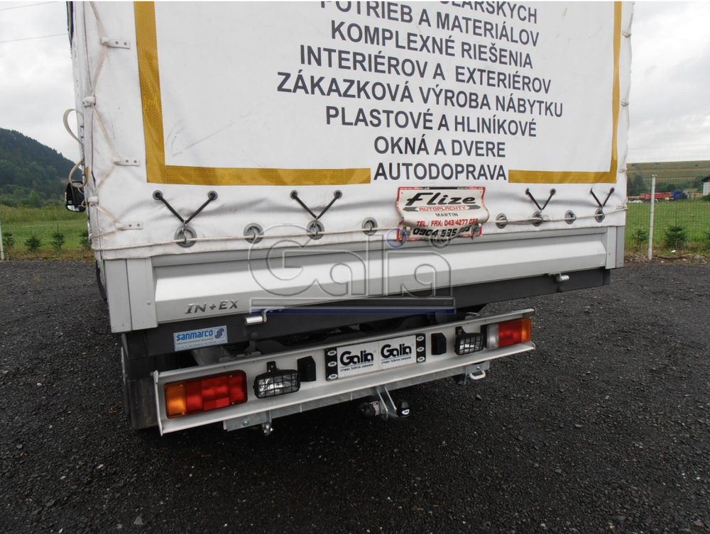 Фаркоп оцинкованный Galia C045A для Citroen Jumper 2006-, FIAT Ducato III 2006-, Peugeot Boxer 2006- платформа(паспорт и сертификат в комплекте)(без электрики)