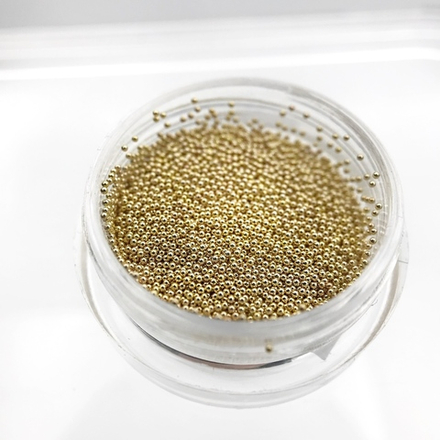 Бульонки золото металлические 0,8мм