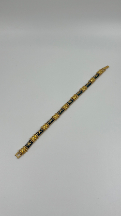 Браслет с синей эмалью Joan Rivers