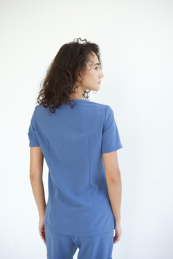 Костюм для врача Medici индиго вид сзади