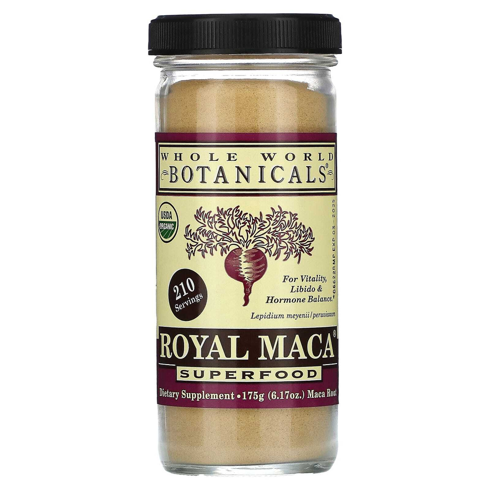 Whole World Botanicals, Королевская мака, суперпродукт, 6.17 унций (175 г)