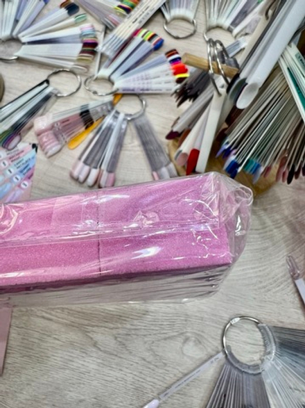 T&H  Баф мини (50шт) 100/180 Розовый