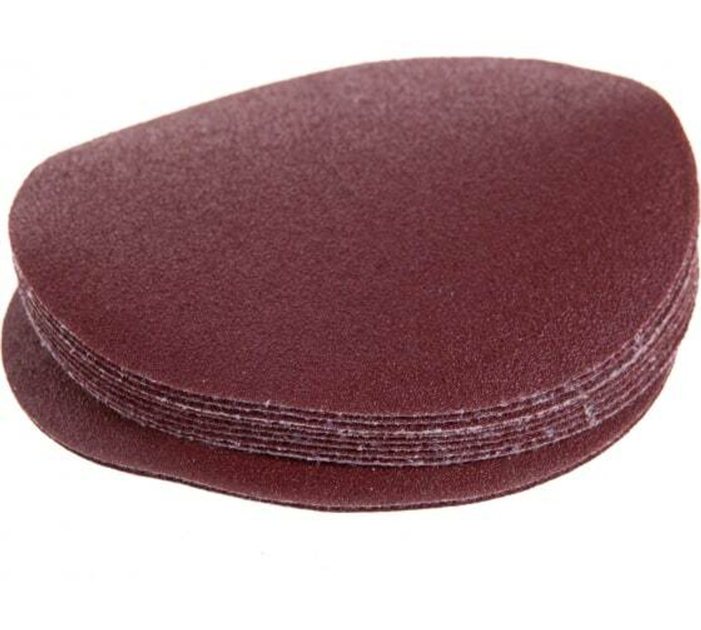 КРУГ АБРАЗИВНЫЙ СИБРТЕХ НА ВОРС/ПОДЛОЖКЕ ПОД ЛИПУЧКУ Р100 125ММ 10ШТ 738507