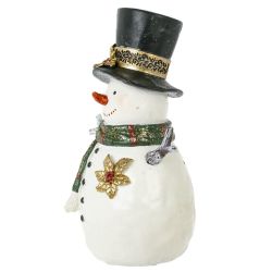 GAEM Фигурка декоративная "Снеговик", L18 W13 H25,5 см