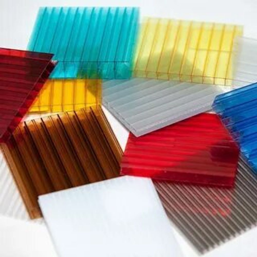 Сотовый поликарбонат 10мм Green Stone  2,1х6