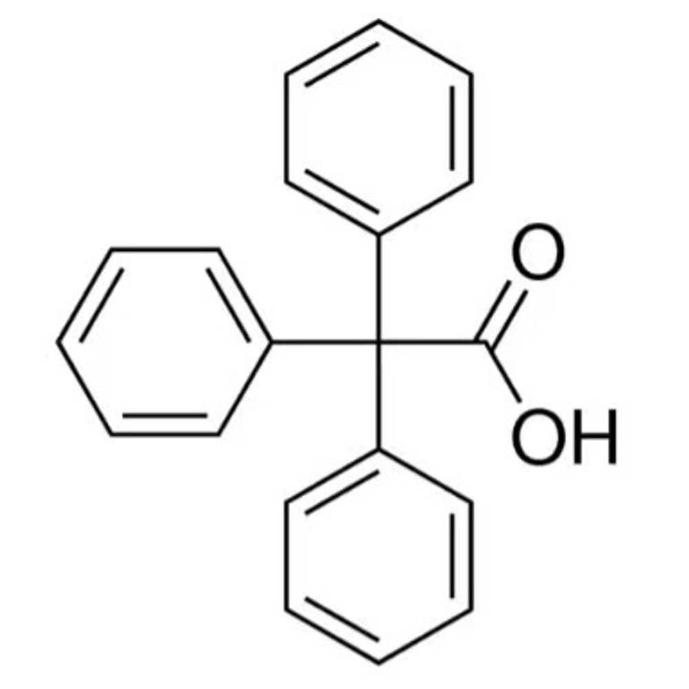 Трифенилуксусная кислота формула структура