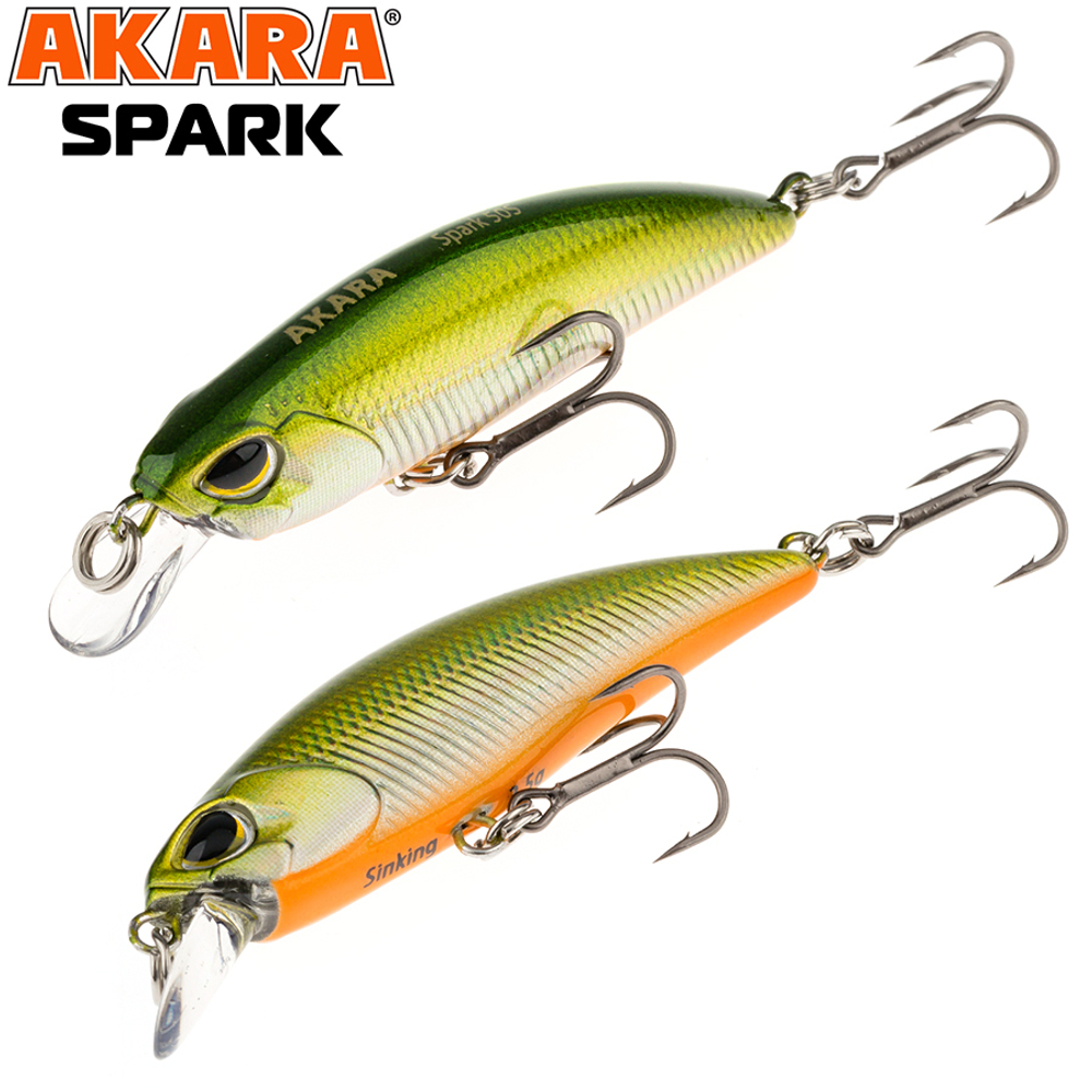 Воблер Akara Spark 50S 3,5 гр. (1/8 oz 2,0 in) A76