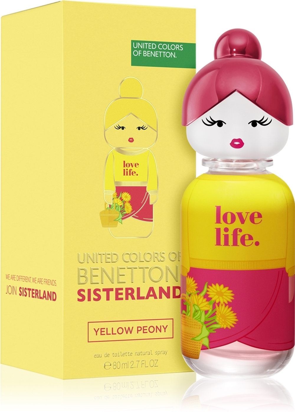 Benetton Sisterland Yellow Peony Туалетная вода для женщин