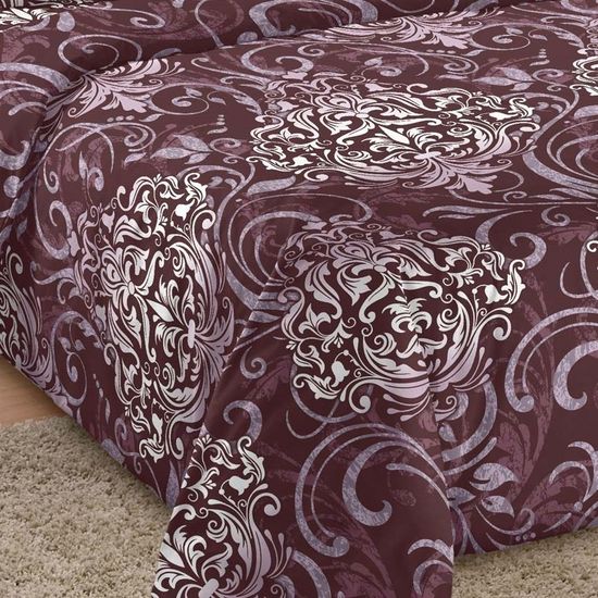 Евро комплект постельного белья Гранд поплин