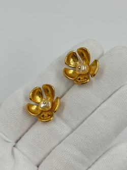 Серьги Цветы Chanel