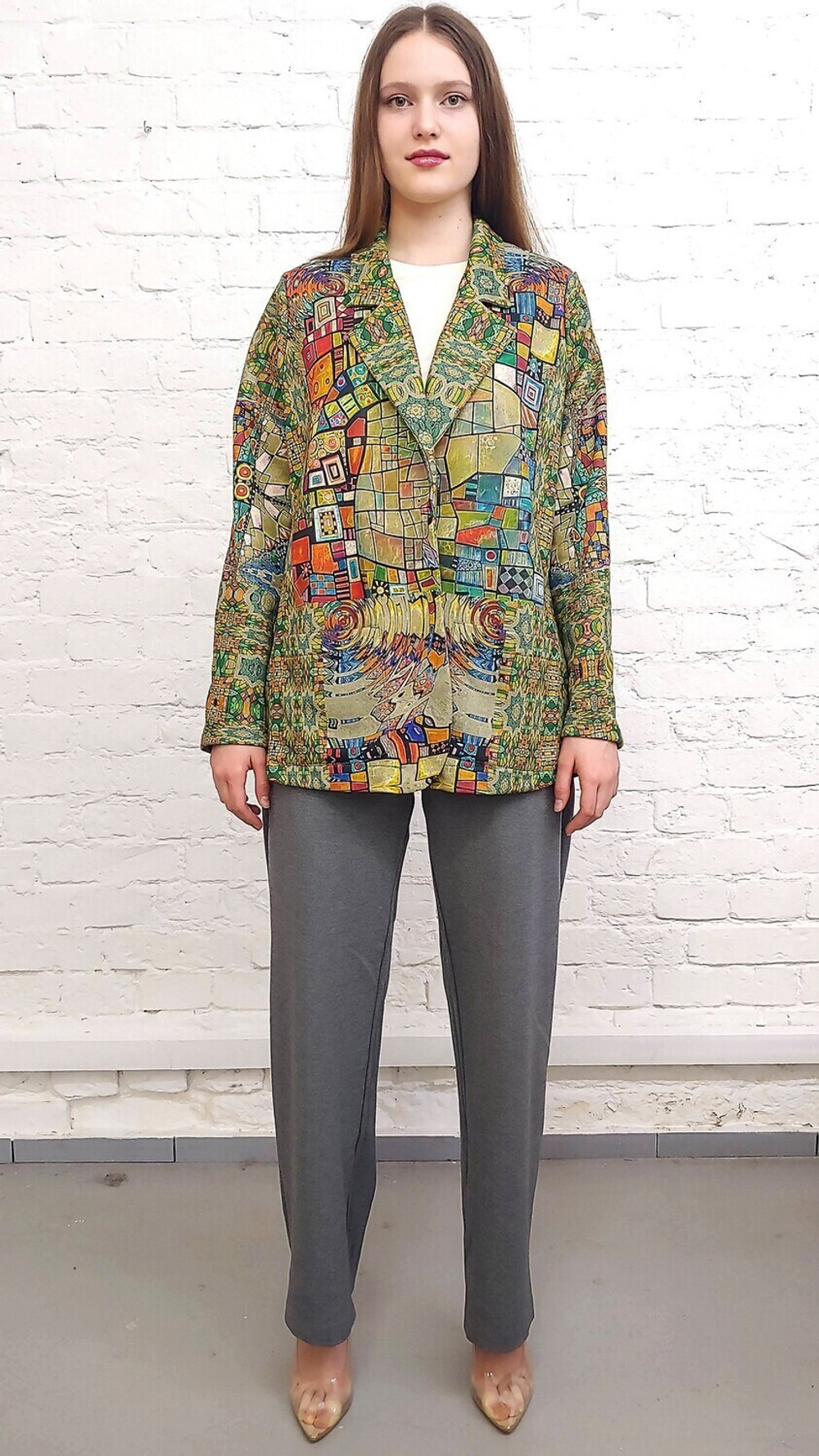 Трикотажный жакет "Витраж"