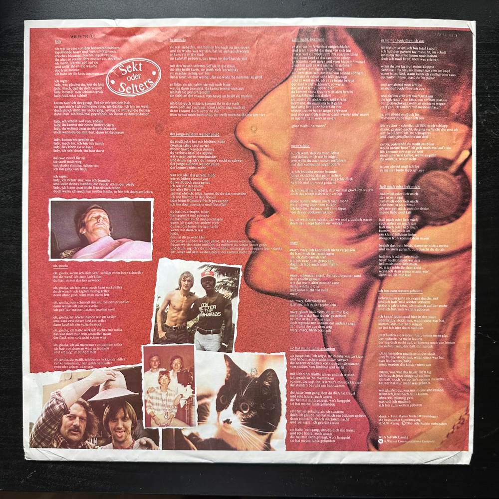 Marius Muller-Westernhagen - Sekt Oder Selters (Германия 1981г.)