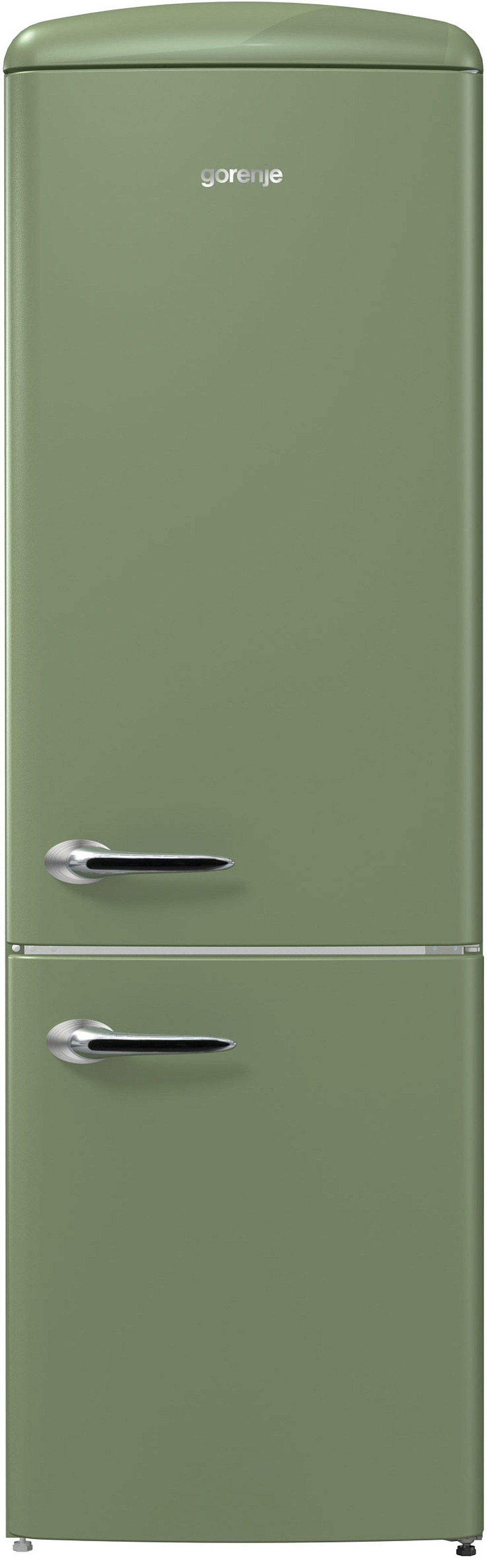 Отдельностоящий двухкамерный холодильник Gorenje ORK192OL