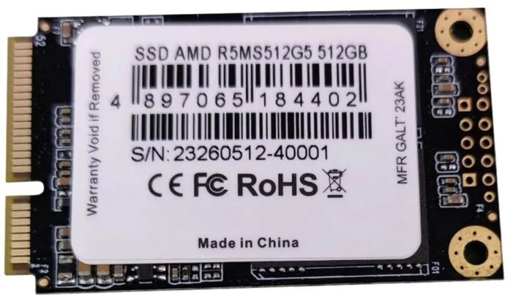 Накопитель SSD mSATA AMD R5MS512G5