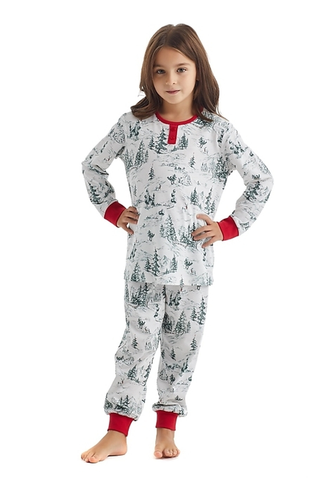 Пижама с брюками для девочки