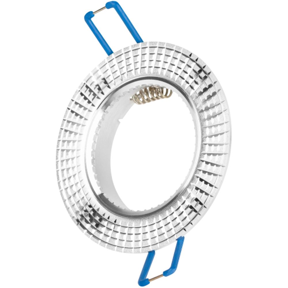 Светильник встраиваемый алюминиевый ЭРА KL32 AL/SL/1 под лампу MR16 GU5.3 белый | Алюминиевые встраиваемые светильники