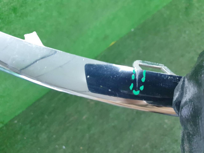 Молдинг переднего бампера левый Mercedes C w205 (2014-2018) AMG