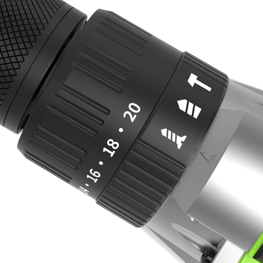 Дрель-шуруповерт ударная акк. Greenworks GD24DD60, 24V, б/щет, 30/60Нм,1х2Ач,ЗУ,кор (3704107CUA)