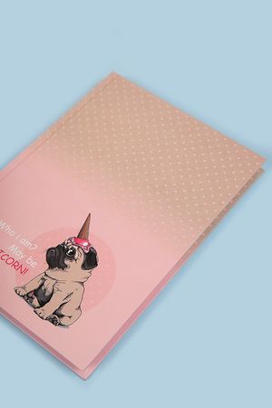 Записная книжка А5 80л. BG "Pugicorn"