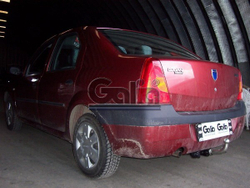 Фаркоп оцинкованный Galia D033A для Renault Logan седан 2005-2014(паспорт и сертификат в комплекте)(без электрики)