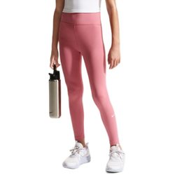 Брюки для девочки Nike Kids One Dri-Fit Tight - peony/white