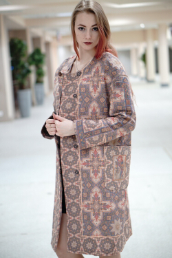 Пальто "Византия", по мотивам Келлской книги