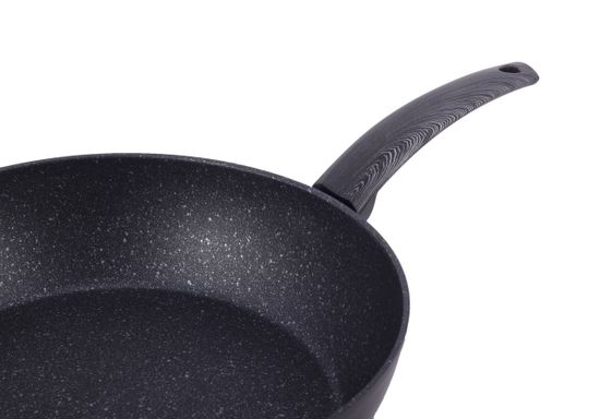 Сотейник 32 см. из кованного алюминия Kamille KM-4137 с мраморным покрытием