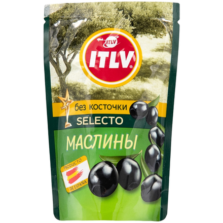 Маслины без косточки ITLV 170 гр