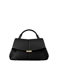 POLENE СУМКА MOKKI MINI, ЧЕРНЫЙ/ЭКРЮ