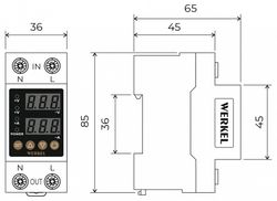 Устройство защитного отключения 2P Werkel  W932P63R
