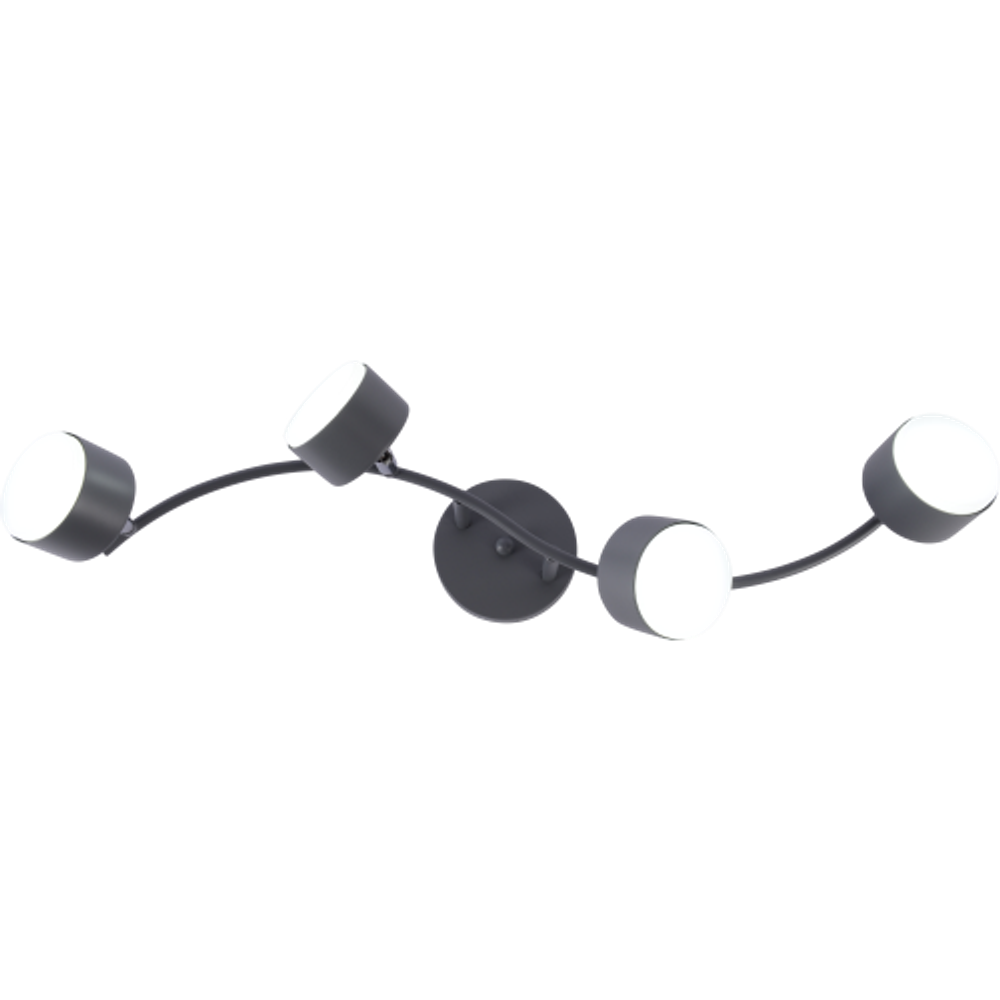 Светильник настенно-потолочный спот Rivoli Vivien 7077-704 4хGX53 15 Вт поворотный | Споты-Подсветки