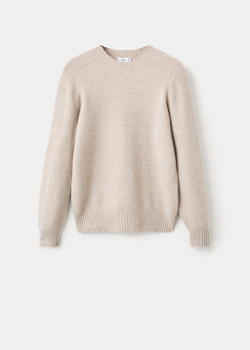Джемпер из смесового шерстяного трикотажа
